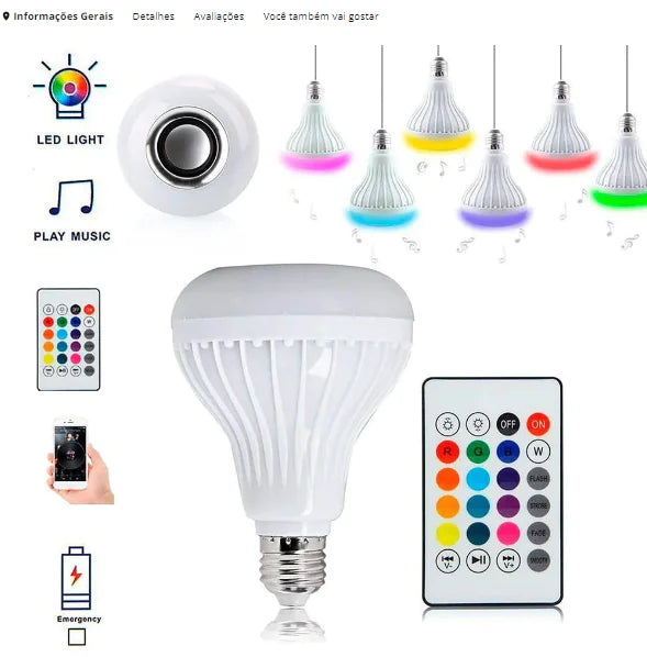 LED Bluetooth lightbulb